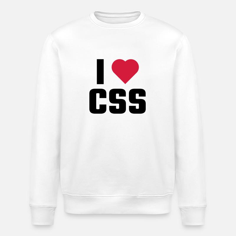 J'aime CSS - Sweat bio ROLLER Stanley/Stella Unisexe - blanc