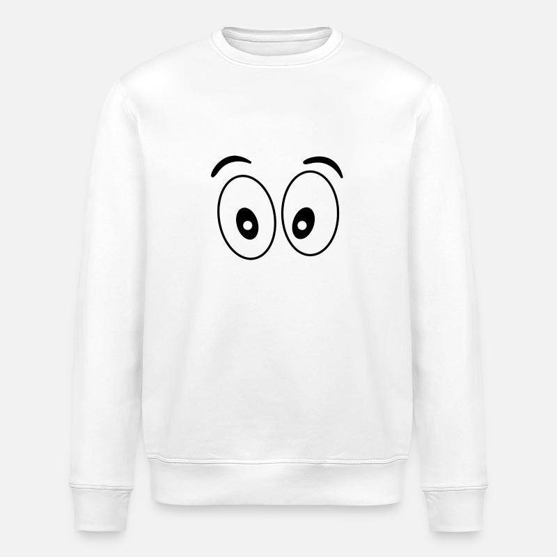 Yeux - Sweat bio ROLLER Stanley/Stella Unisexe - blanc