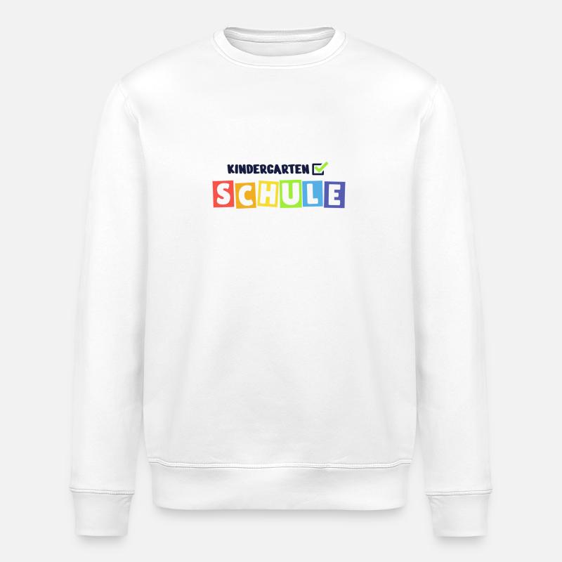 Kindergarten Check Schule - Stanley/Stella Unisex Bio-Sweatshirt ROLLER - Weiß