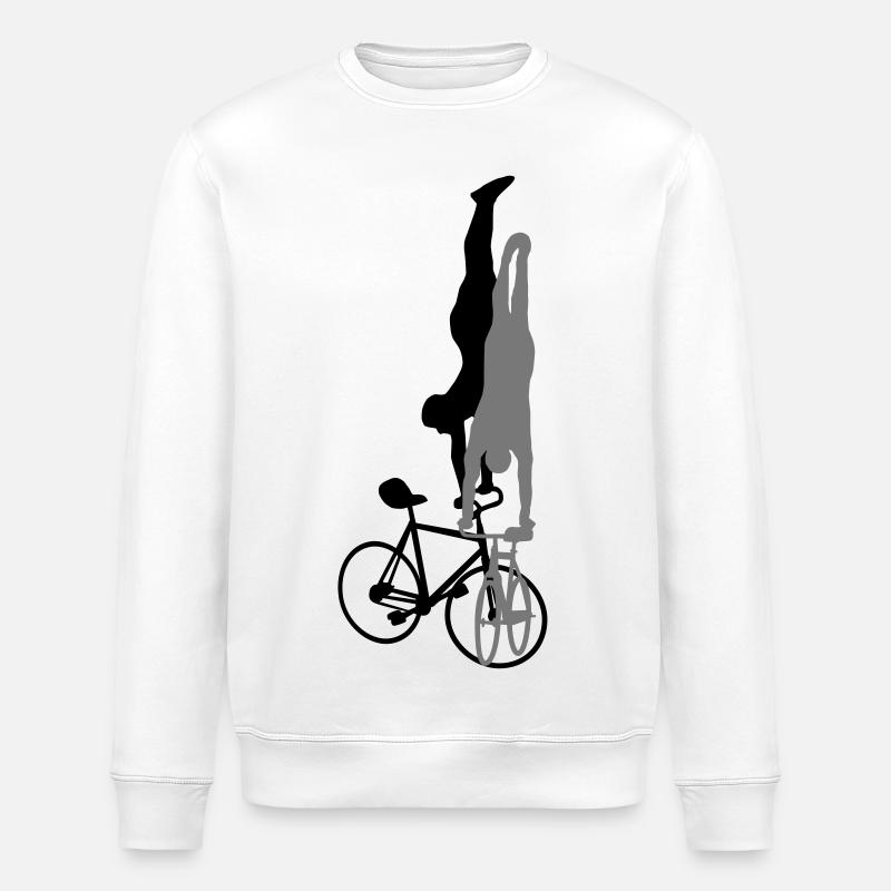 Kunstrad, Kunstradfahren, Hallenradsport - Stanley/Stella Unisex Bio-Sweatshirt ROLLER - Weiß
