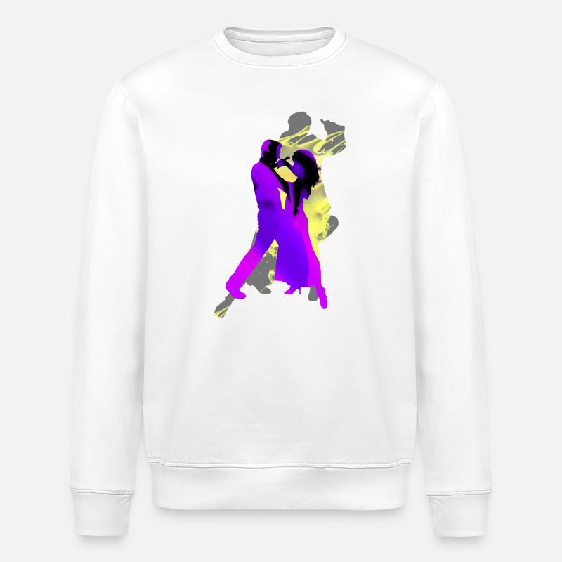 Argentinische Tangotänzer - Stanley/Stella Unisex Bio-Sweatshirt ROLLER - Weiß