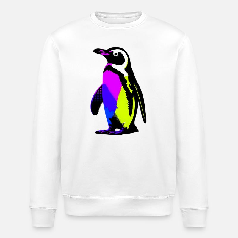 Penguin - Stanley/Stella ROLLER Unisex Organic Sweatshirt - white