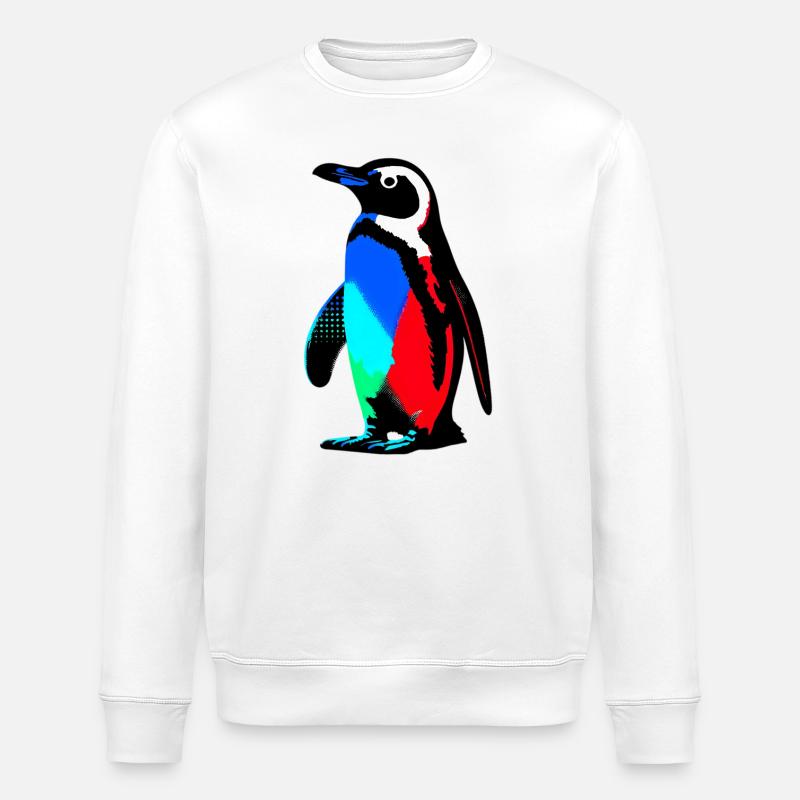 Penguin - Stanley/Stella ROLLER Unisex Organic Sweatshirt - white