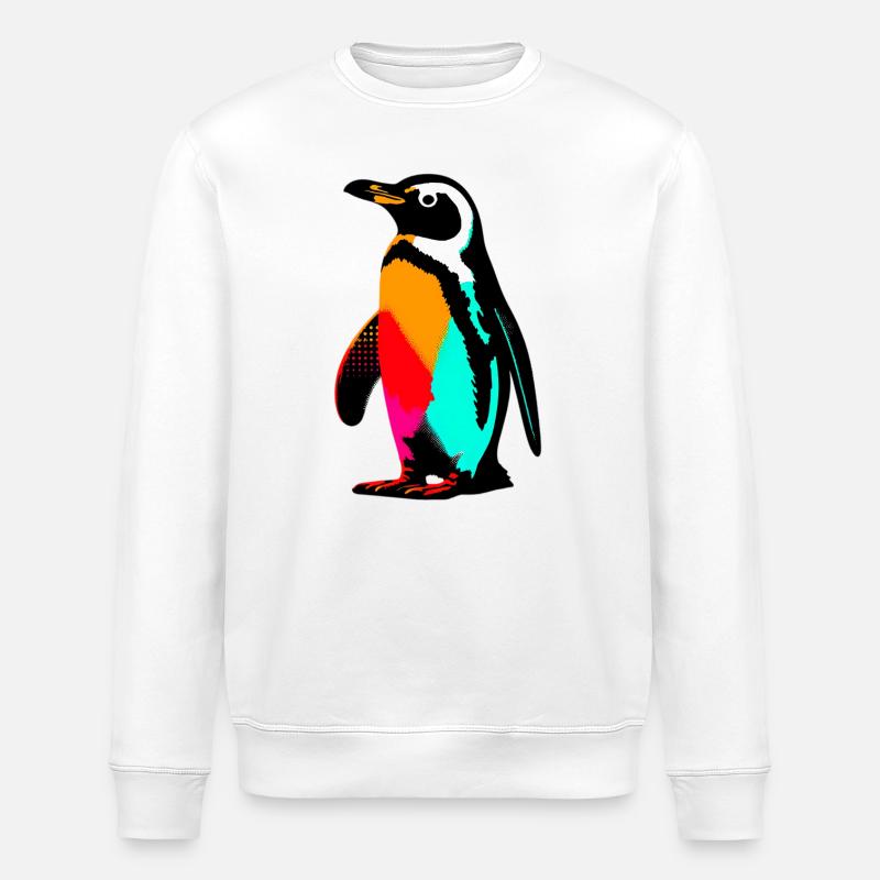 Pinguin - Stanley/Stella Unisex Bio-Sweatshirt ROLLER - Weiß