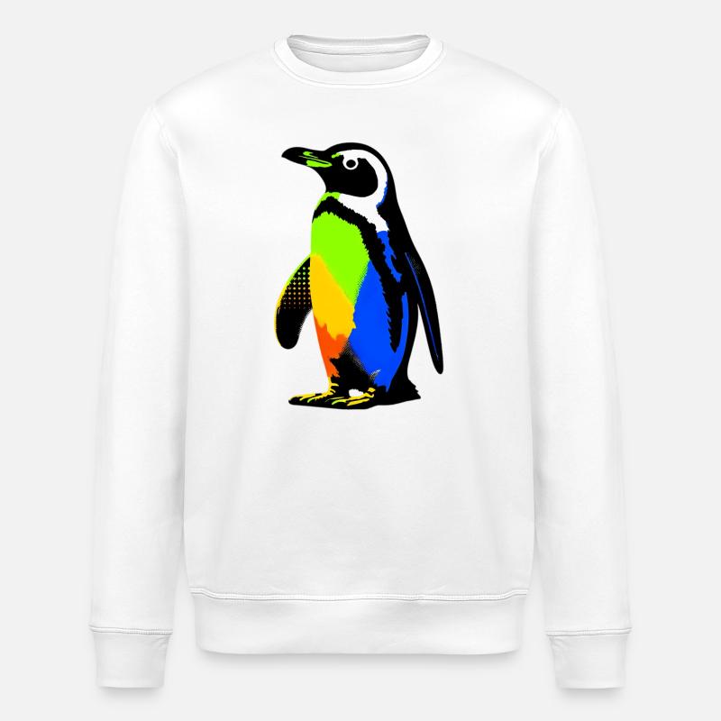Pinguin - Stanley/Stella Unisex Bio-Sweatshirt ROLLER - Weiß