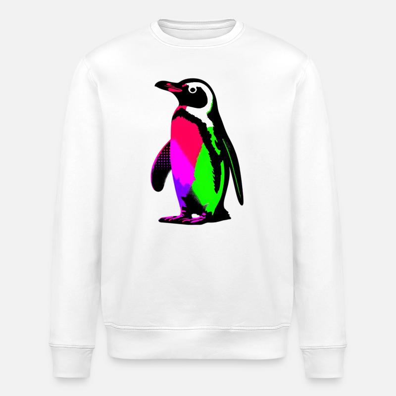 Penguin - Stanley/Stella ROLLER Unisex Organic Sweatshirt - white