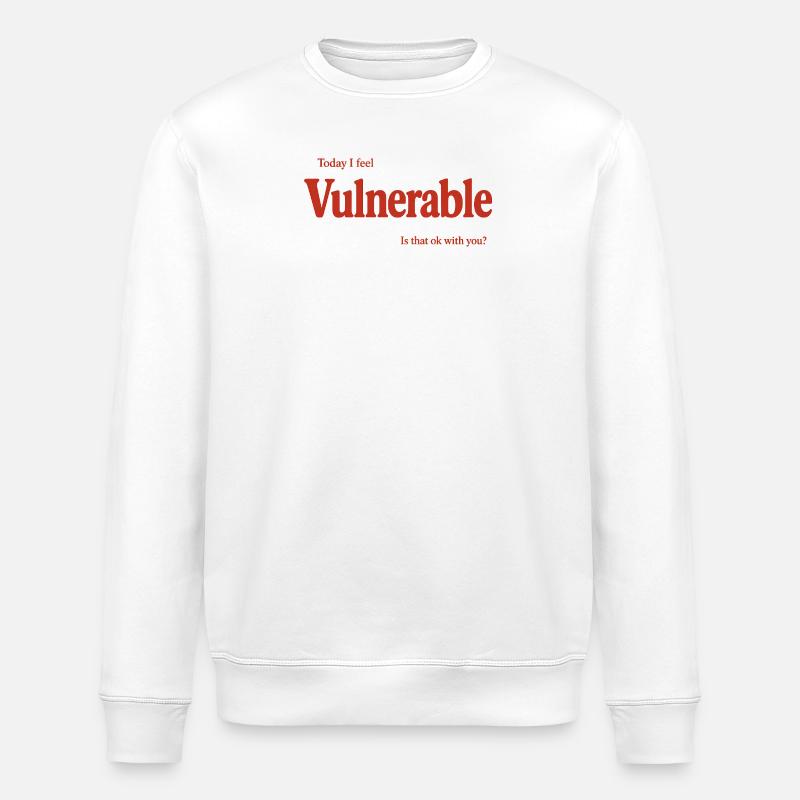 vulnerable_-2- - Stanley/Stella Unisex Bio-Sweatshirt ROLLER - Weiß