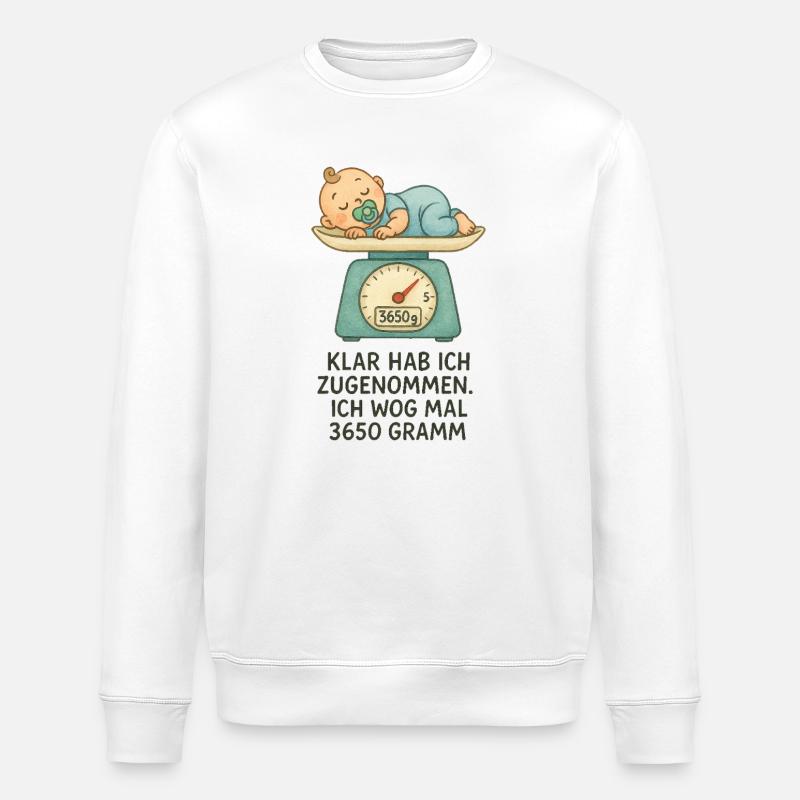 Augmenté? - Sweat bio ROLLER Stanley/Stella Unisexe - blanc