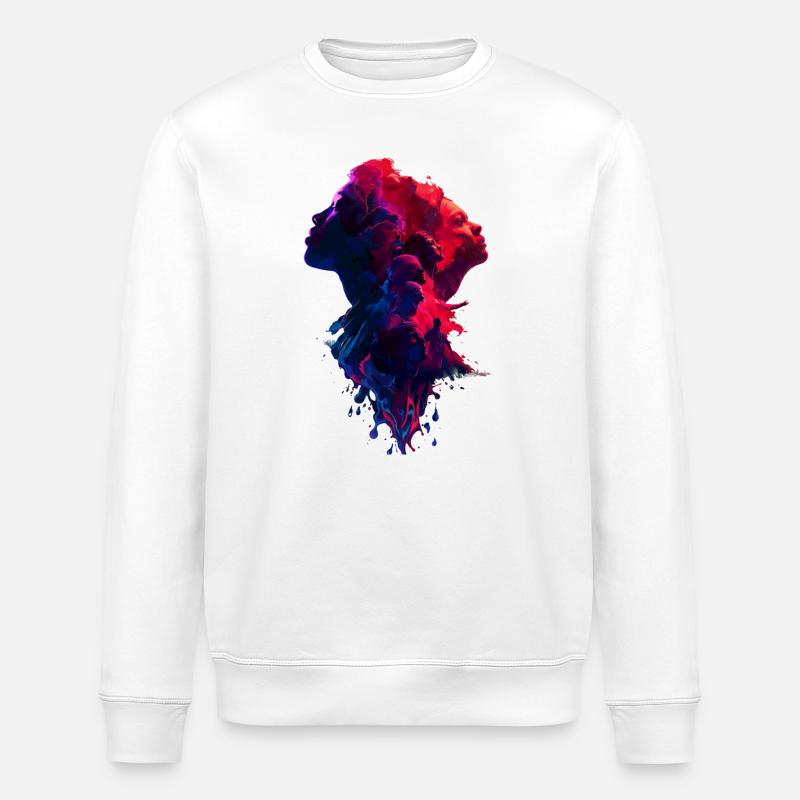 Collective_Flow_of_Minds - Stanley/Stella Unisex Bio-Sweatshirt ROLLER - Weiß
