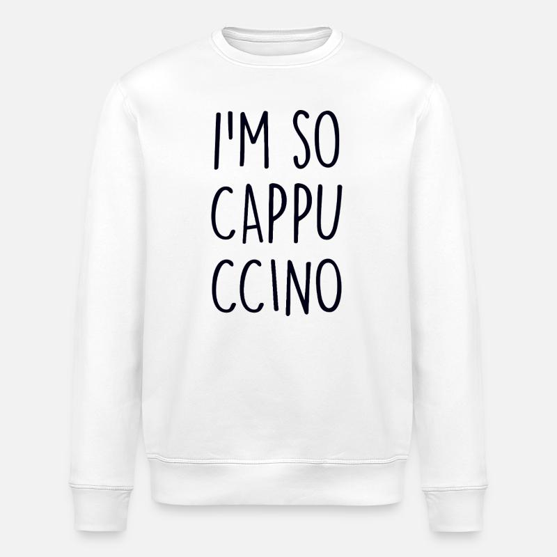 Cappuccino - Sweat bio ROLLER Stanley/Stella Unisexe - blanc