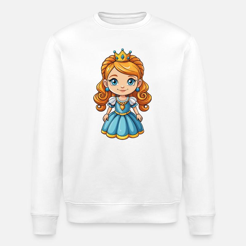 Petite princesse - Sweat bio ROLLER Stanley/Stella Unisexe - blanc