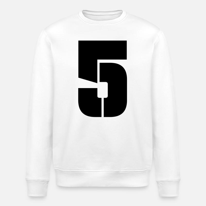 5 - Stanley/Stella ROLLER Unisex Organic Sweatshirt - white