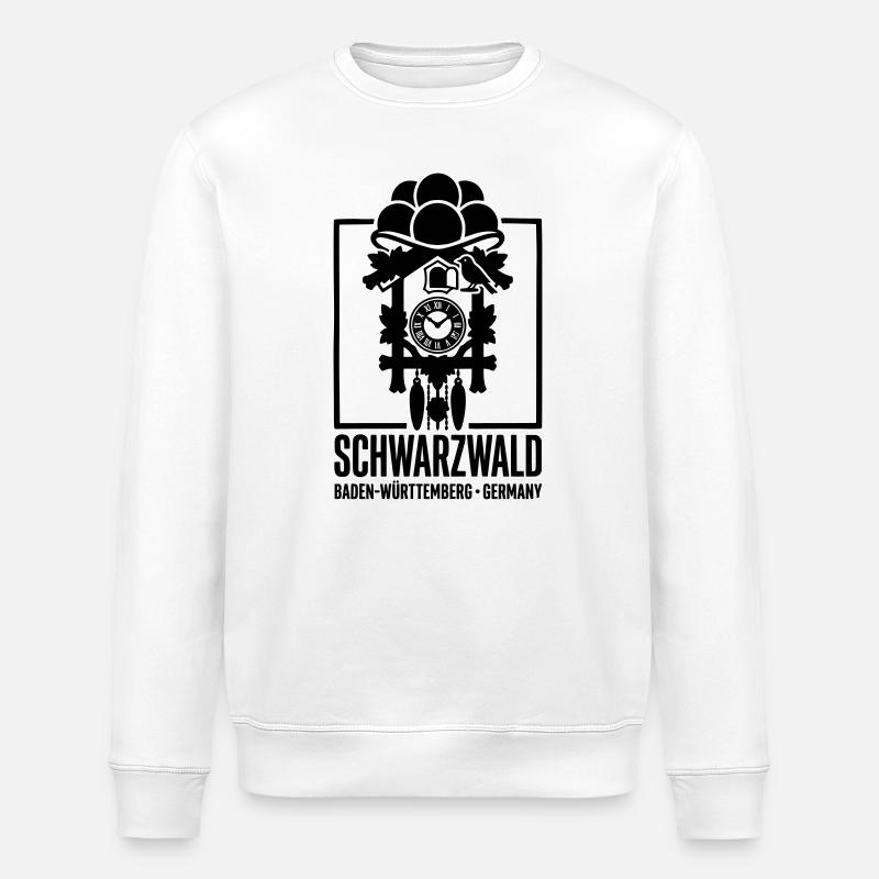 Typisch Schwarzwald - Stanley/Stella Unisex Bio-Sweatshirt ROLLER - Weiß