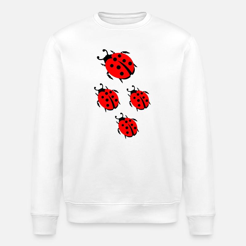 ladybug marienkaefer - Stanley/Stella Unisex Bio-Sweatshirt ROLLER - Weiß