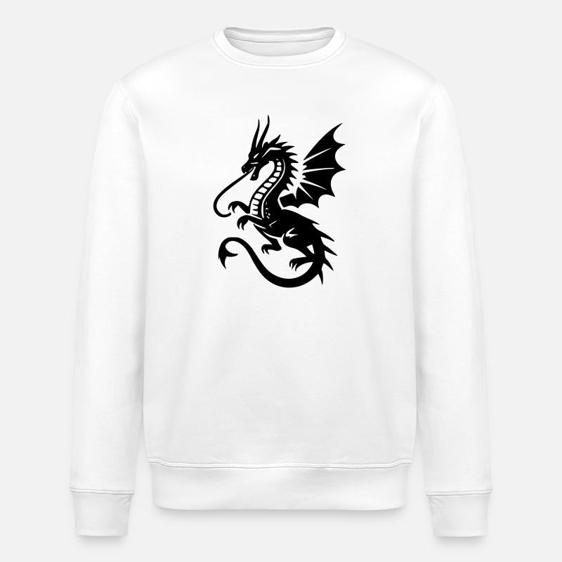 Dragon - Sweat bio ROLLER Stanley/Stella Unisexe - blanc