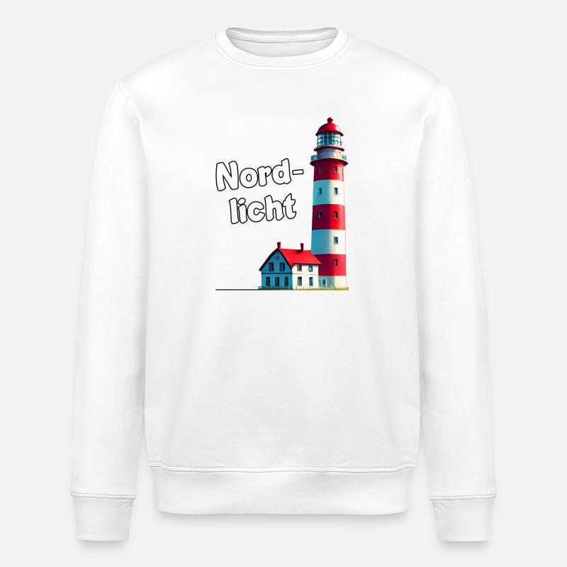 Leuchtturm - Stanley/Stella Unisex Bio-Sweatshirt ROLLER - Weiß