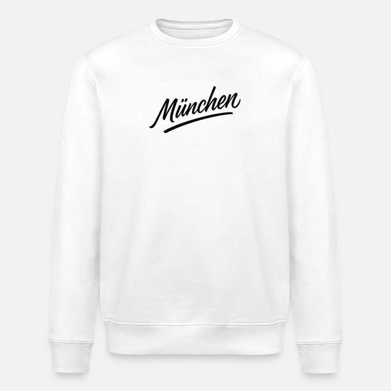 Flair d’écriture à Munich - Sweat bio ROLLER Stanley/Stella Unisexe - blanc