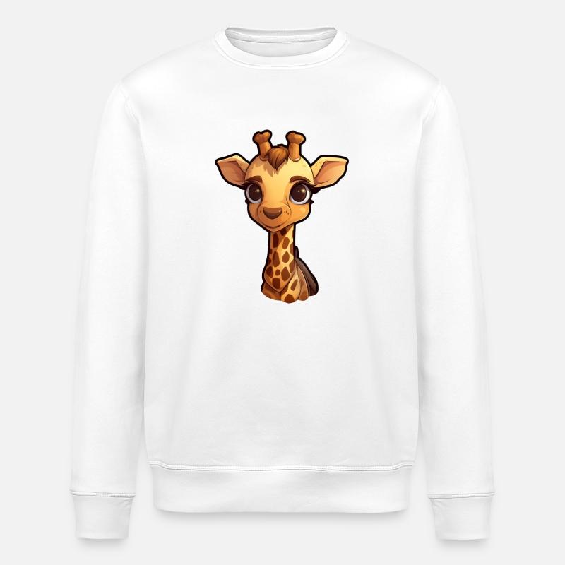 Giraffe - Stanley/Stella Unisex Bio-Sweatshirt ROLLER - Weiß