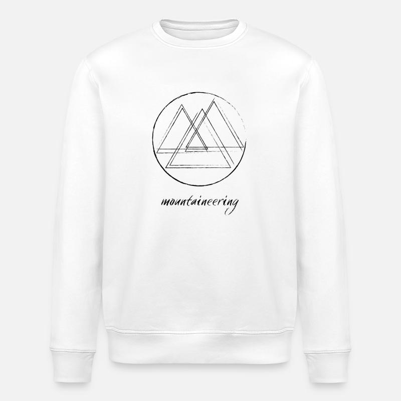 Berge / Mountaineering - Stanley/Stella Unisex Bio-Sweatshirt ROLLER - Weiß