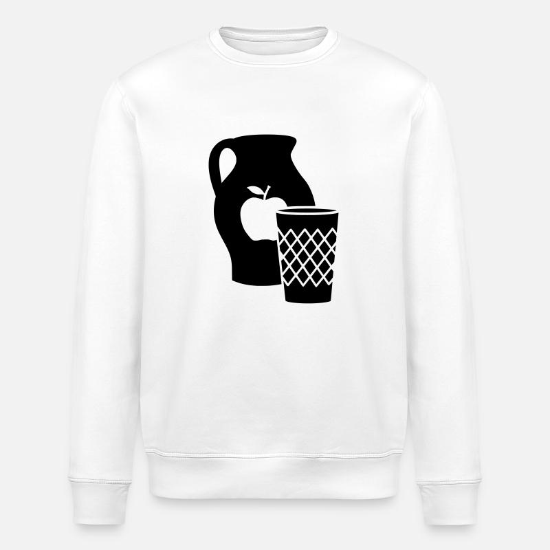 Bembel und Geripptes - Stanley/Stella Unisex Bio-Sweatshirt ROLLER - Weiß