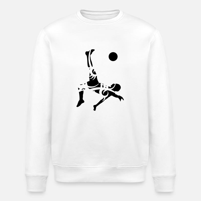 Fußball de - Stanley/Stella Unisex Bio-Sweatshirt ROLLER - Weiß