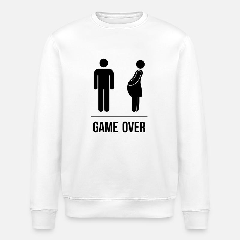 Game Over - Sweat bio ROLLER Stanley/Stella Unisexe - blanc