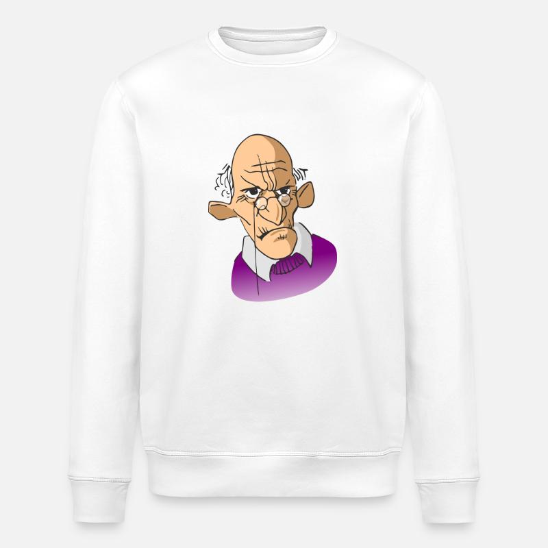 OldMann - Stanley/Stella ROLLER Unisex Organic Sweatshirt - white