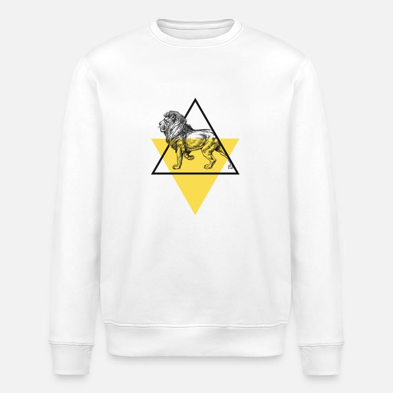 Löwe - Stanley/Stella Unisex Bio-Sweatshirt ROLLER - Weiß