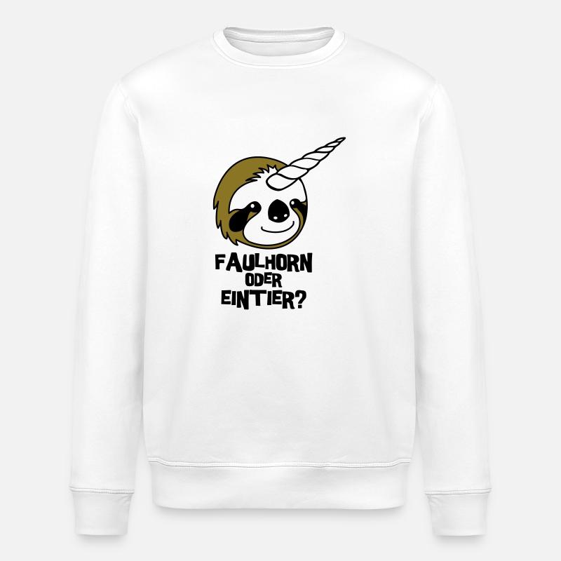 Faulhorn oder Eintier - Stanley/Stella Unisex Bio-Sweatshirt ROLLER - Weiß