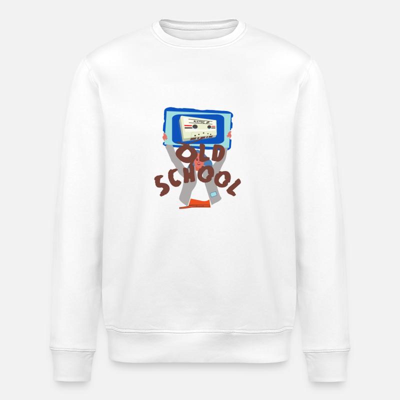 Oldschool Musik - Stanley/Stella Unisex Bio-Sweatshirt ROLLER - Weiß