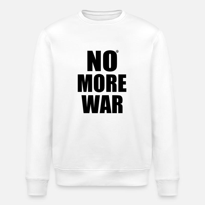 No more war - Stanley/Stella Unisex Bio-Sweatshirt ROLLER - Weiß