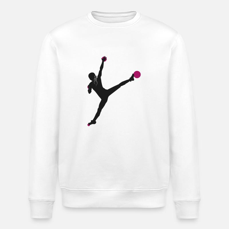 Bouldern - Stanley/Stella Unisex Bio-Sweatshirt ROLLER - Weiß
