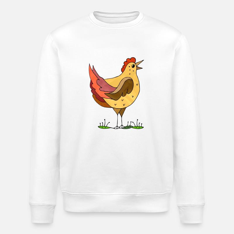 Henne - Stanley/Stella Unisex Bio-Sweatshirt ROLLER - Weiß