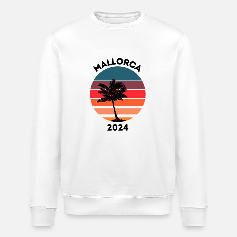 Mallorca 2024 - Stanley/Stella Unisex Bio-Sweatshirt ROLLER - Weiß