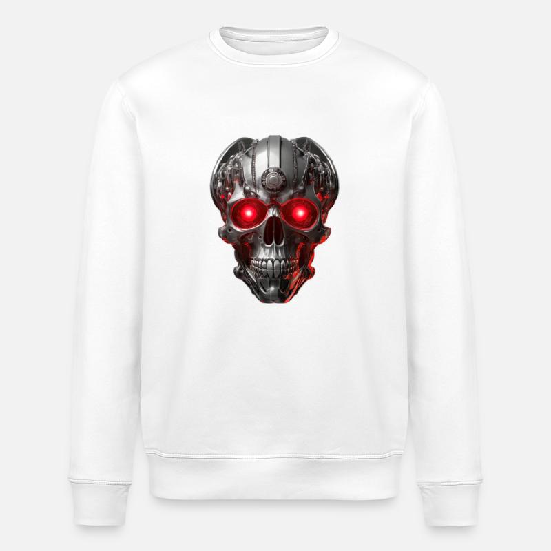 Cyborg - Stanley/Stella Unisex Bio-Sweatshirt ROLLER - Weiß
