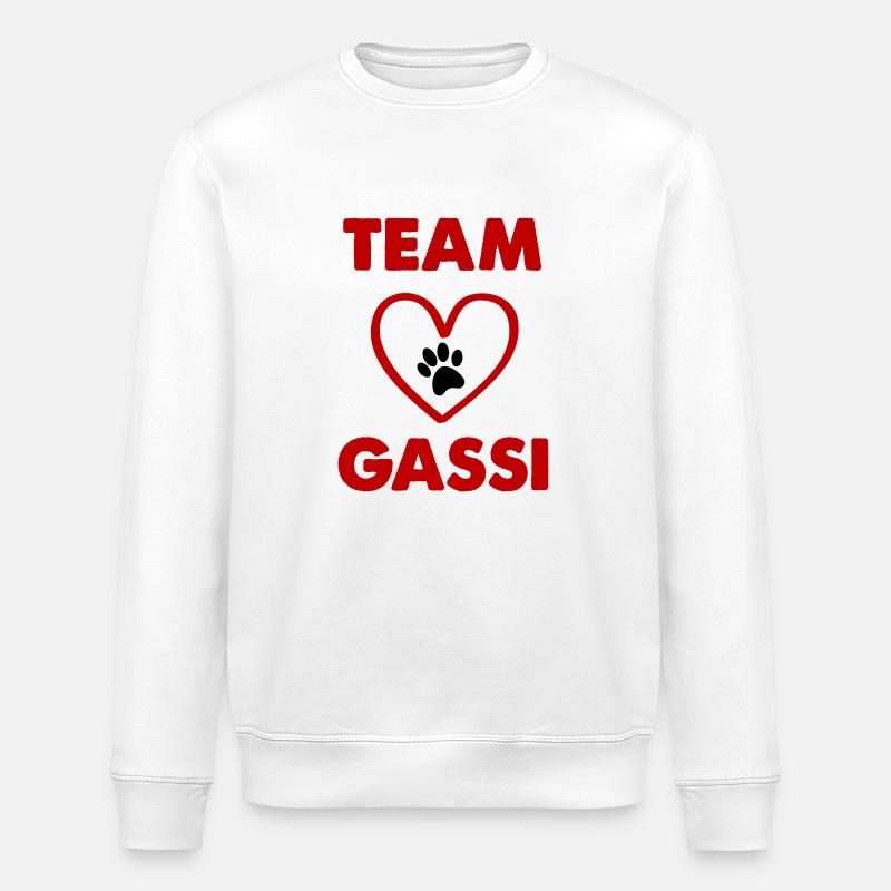 Team Gassi - Stanley/Stella ROLLER Unisex Organic Sweatshirt - white