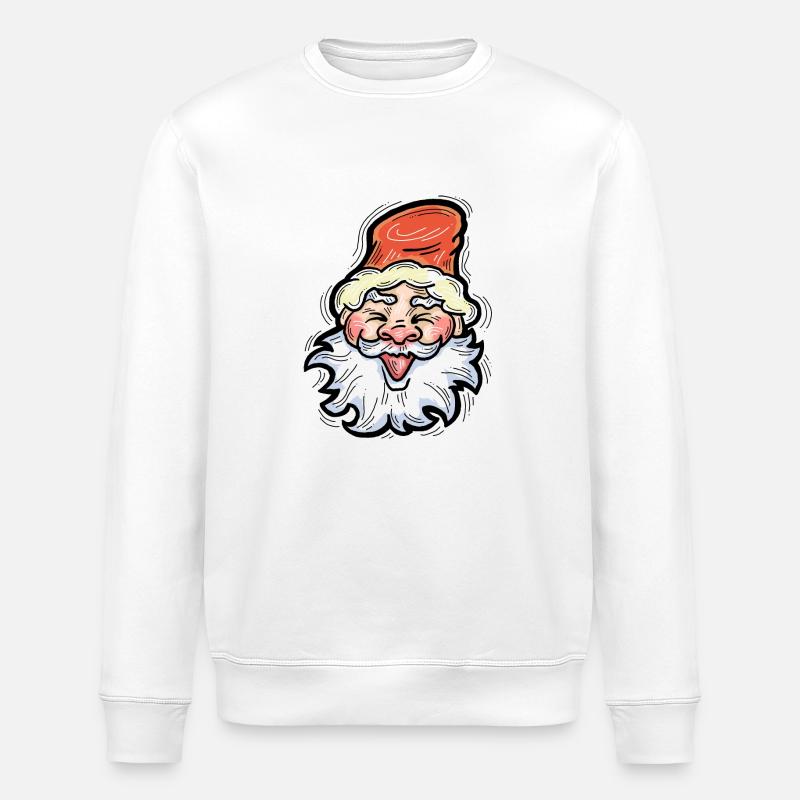 Weihnachtsmann - Stanley/Stella Unisex Bio-Sweatshirt ROLLER - Weiß
