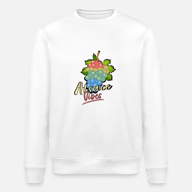 Alsace Vibes - Sweat bio ROLLER Stanley/Stella Unisexe - blanc