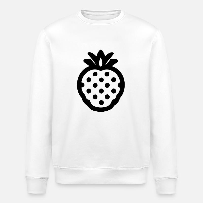 Fraise - Sweat bio ROLLER Stanley/Stella Unisexe - blanc