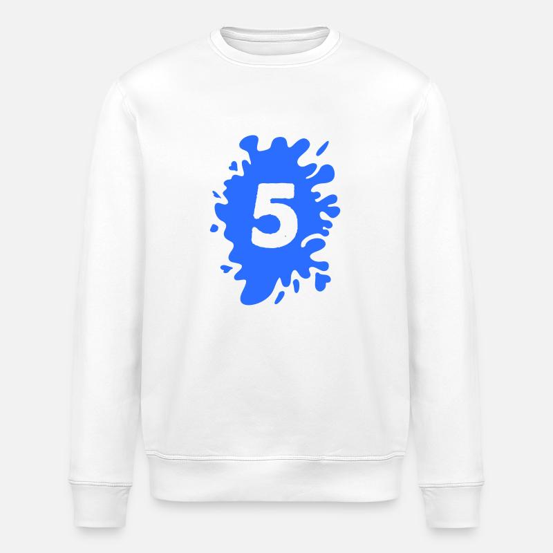 blob 5 - Stanley/Stella ROLLER Unisex Organic Sweatshirt - white