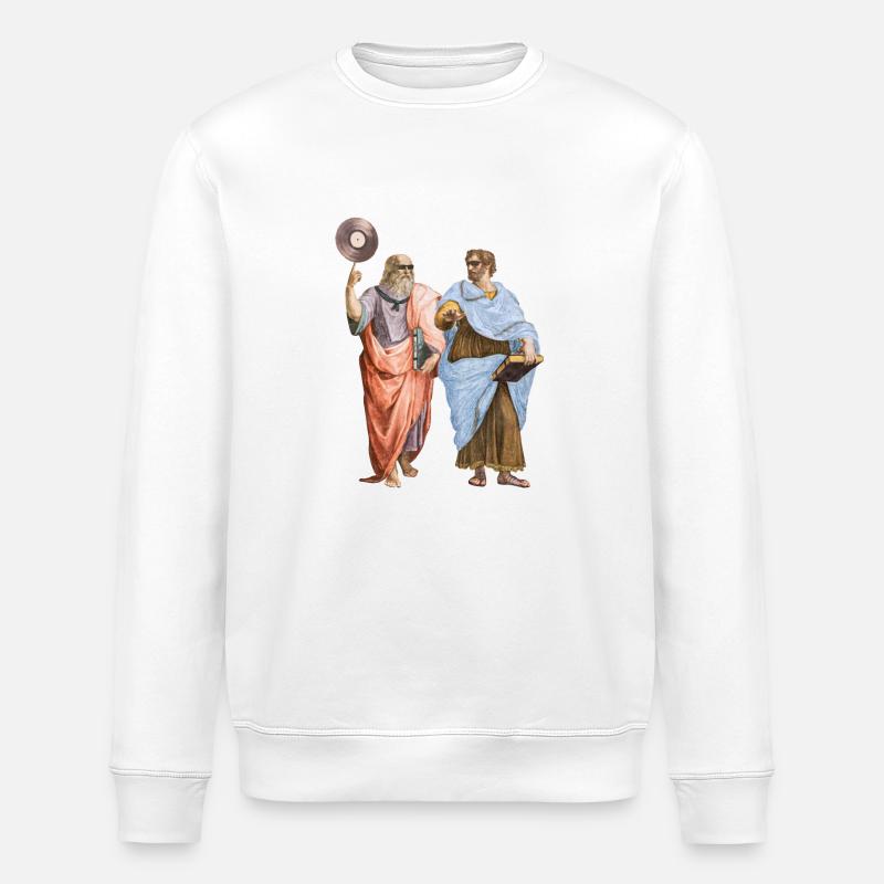 The Philosophers - Stanley/Stella Unisex Bio-Sweatshirt ROLLER - Weiß