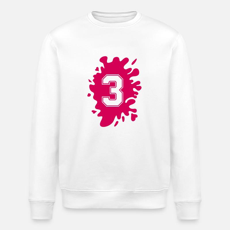 Blob 3 - Sweat bio ROLLER Stanley/Stella Unisexe - blanc