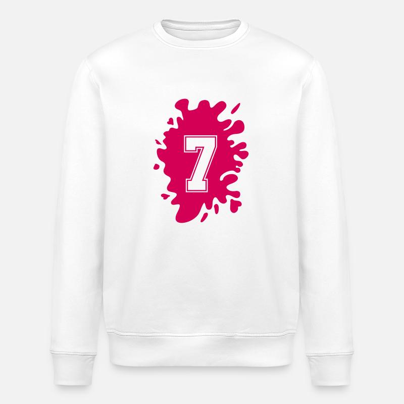 klecks 7 - Stanley/Stella Unisex Bio-Sweatshirt ROLLER - Weiß