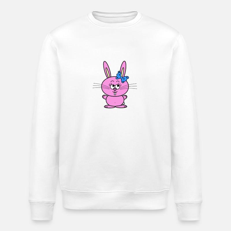 Osterhase - Stanley/Stella Unisex Bio-Sweatshirt ROLLER - Weiß
