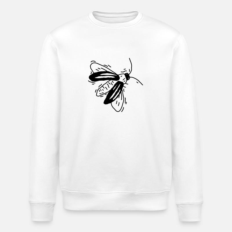 Abeille - Sweat bio ROLLER Stanley/Stella Unisexe - blanc