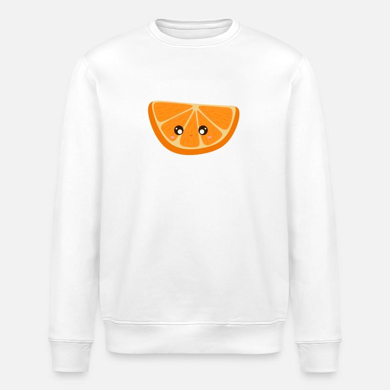 Kawaii Orange - Sweat bio ROLLER Stanley/Stella Unisexe - blanc