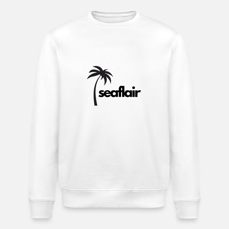 Summer feeling - Stanley/Stella ROLLER Unisex Organic Sweatshirt - white