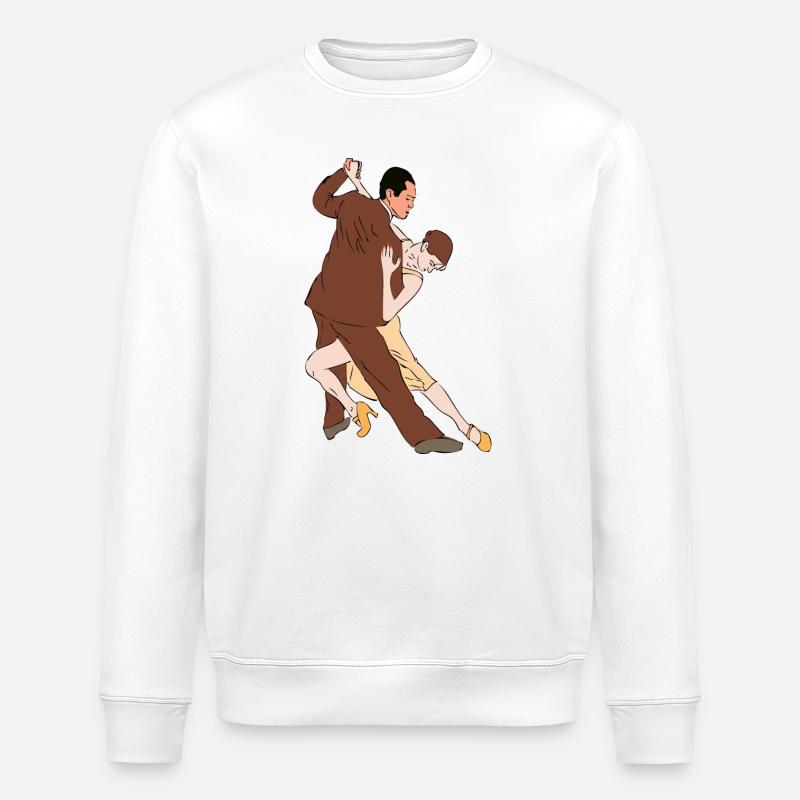 tango argentino - Stanley/Stella ROLLER Unisex Organic Sweatshirt - white