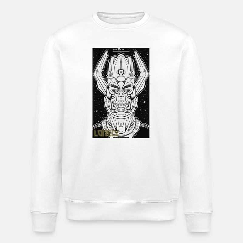 Solitaire - Sweat bio ROLLER Stanley/Stella Unisexe - blanc