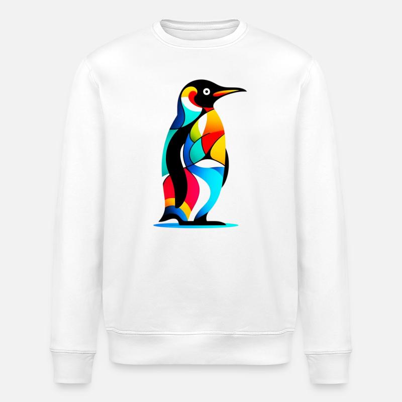Pinguin - Stanley/Stella Unisex Bio-Sweatshirt ROLLER - Weiß